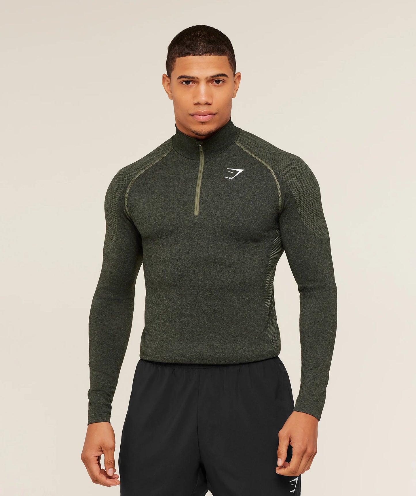 Hoodie Vital 1/4 Zip - Verde
