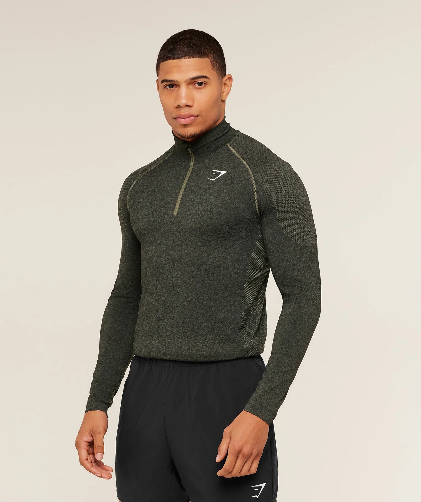 Hoodie Vital 1/4 Zip - Verde