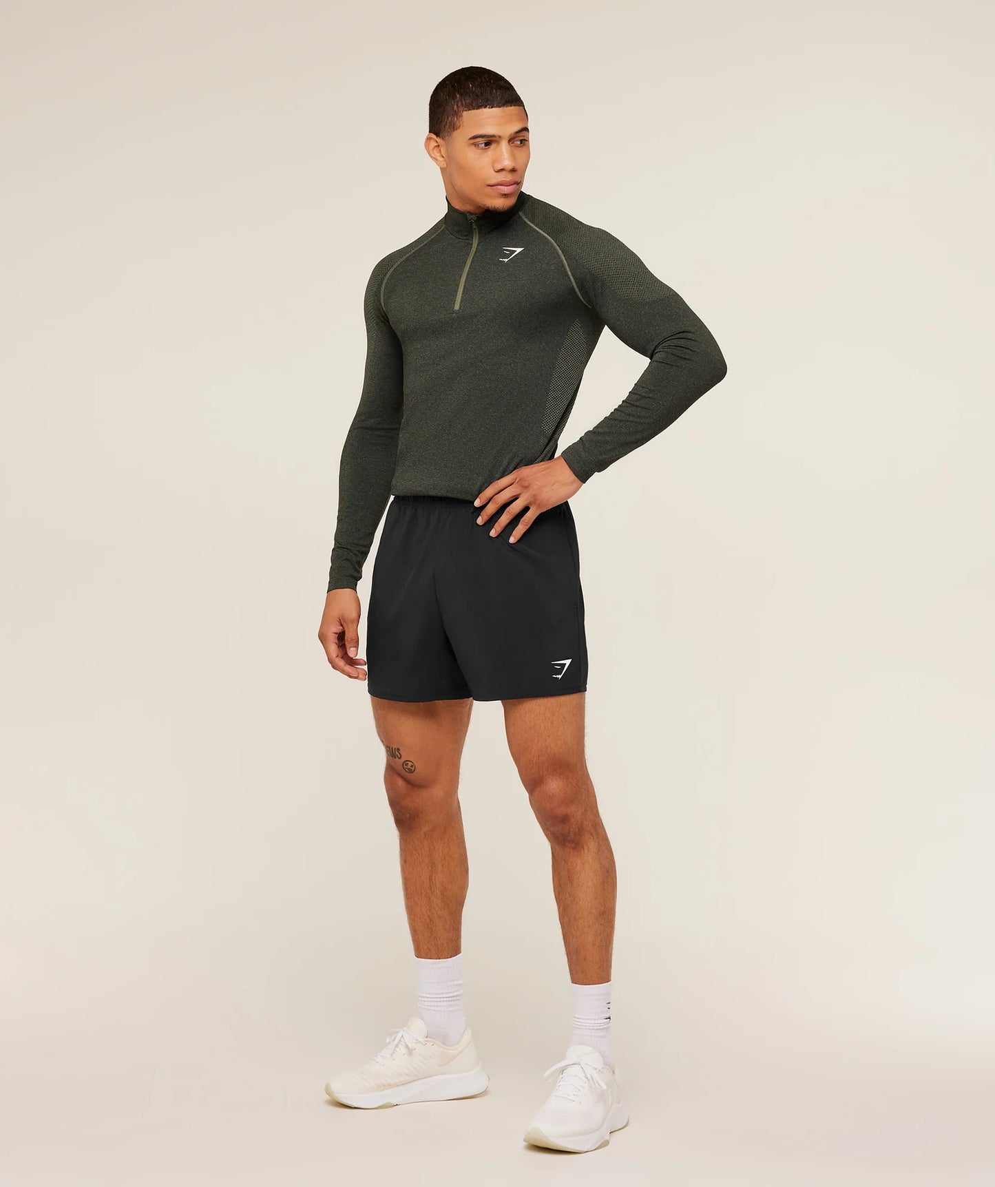 Hoodie Vital 1/4 Zip - Verde