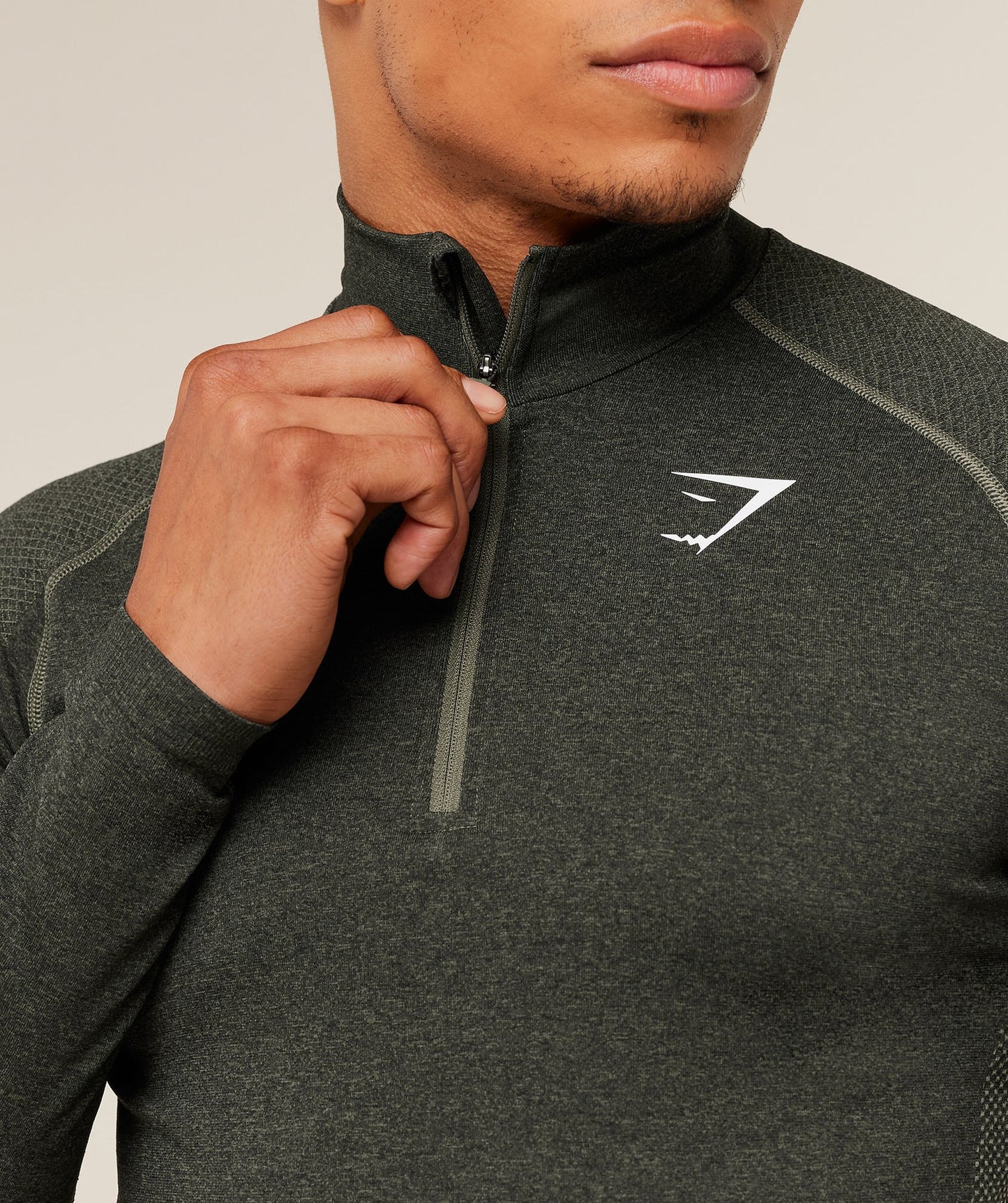 Hoodie Vital 1/4 Zip - Verde