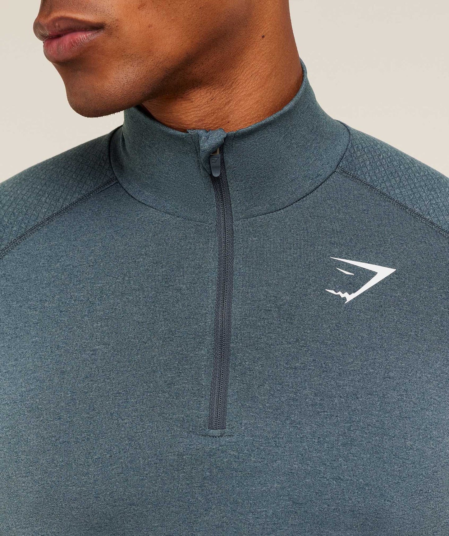 Hoodie Vital 1/4 Zip - Azul
