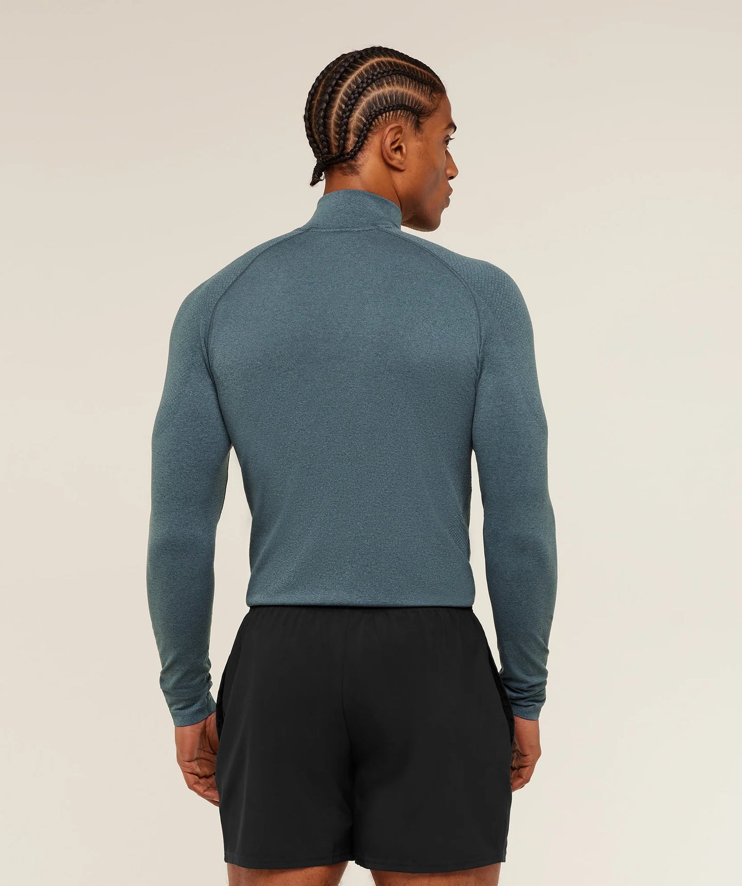 Hoodie Vital 1/4 Zip - Azul