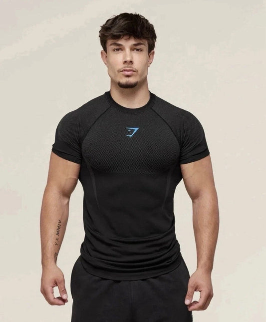 Onyx Compresión Manga Regular - Negro/Azul